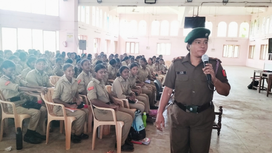 3(TN) Girls Battalion organized An Awareness Programme on G-20 Summit  on 10/06/2023.