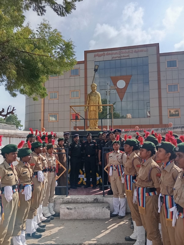 On the occasion of Republic Day Celebration 3(TN) GIRLS BN NCC TIRUNELVELI, organized social service activity at VOC ground, Palayamkottai on26.01.25